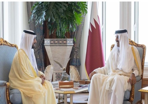 سفير الإمارات لدى قطر يقدم أوراق اعتماده إلى الأمير تميم بن حمد