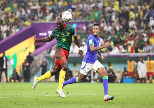 الكاميرون تهزم البرازيل قبل وداع كأس العالم وسويسرا تتأهل لدور الـ 16