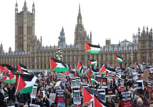 وزيرة داخلية بريطانيا تصف المظاهرات المتضامنة مع غزة بـ"مسيرات كراهية"