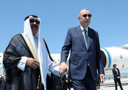 أمير الكويت وأردوغان يبحثان العلاقات الثنائية وتطورات الوضع في غزة