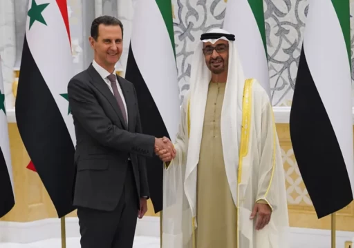 "الأسد" يصل أبوظبي ورئيس الدولة في مقدمة مستقبليه