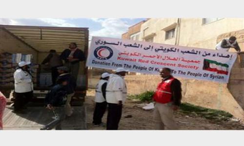 توزيع مساعدات كويتية لـ800 عائلة سورية بالعاصمة الأردنية عمان