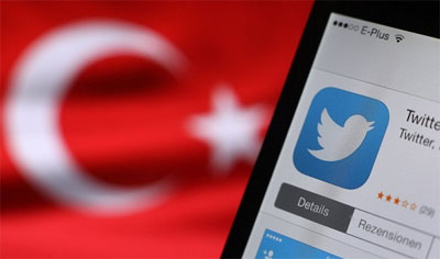 "تويتر" تخضع لقرارات القضاء التركي