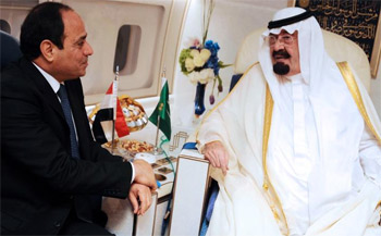 خادم الحرمين يبدي تأييده للمبادرة المصرية لوقف اطلاق النار بغزة